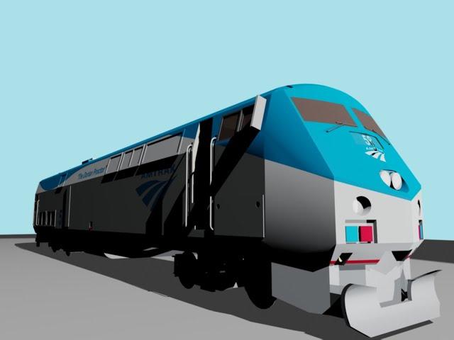 AMTRAK General Electric Genesis P42DC Locomotive Auxiliary Compartment and control areas components.