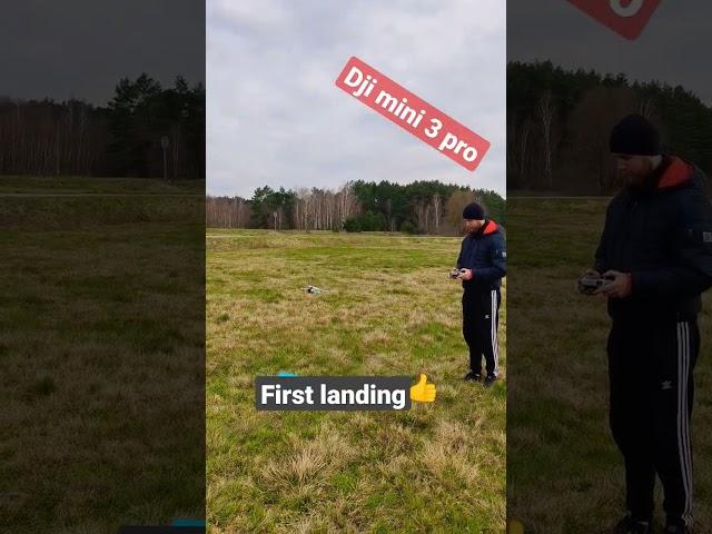 first landing #dji mini 3 pro
