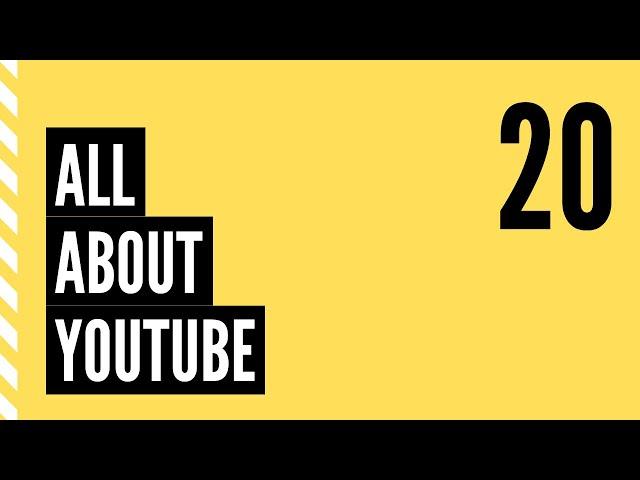 Class 20 - All About YouTube | Krantesh Singh