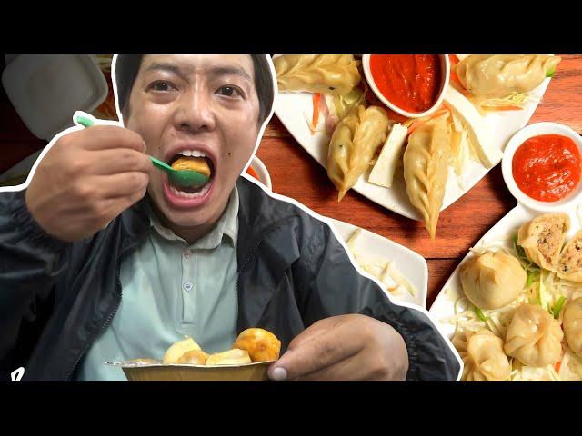 Kathmandu ko famous MoMo|| Mitho ra babal momo paune thau.