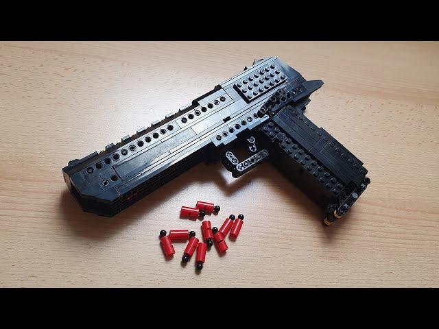 Working LEGO Desert Eagle by Snyzer Tech - Review