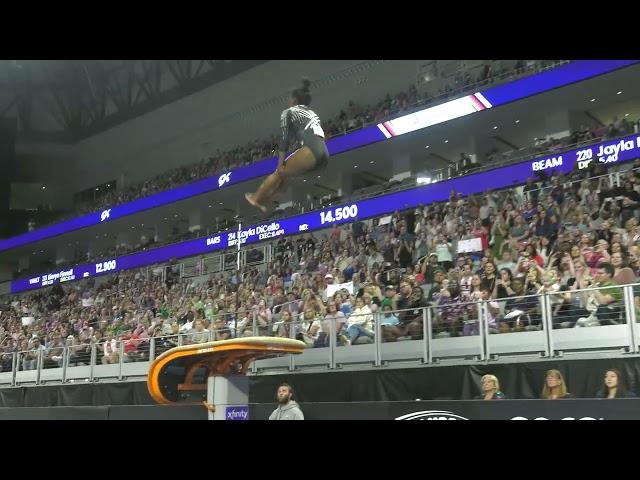 Simone Biles -  Vault 1 -  2024 Xfinity U.S. Championships  - Senior Women Session 2 Day 1