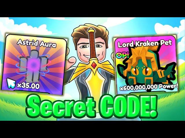 Pull a Sword SECRET AURA CODE + OP PET!?