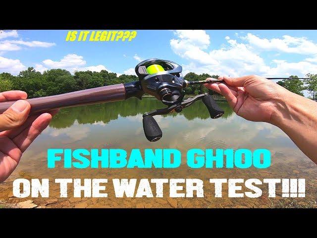 FISHBAND GH100 ON THE WATER TEST AND CAST BATTLE!!! IF YOU CANT BEAT EM... COPY EM