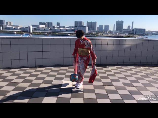 着物 振袖リフティング #眞嶋優 のFreestyle Football