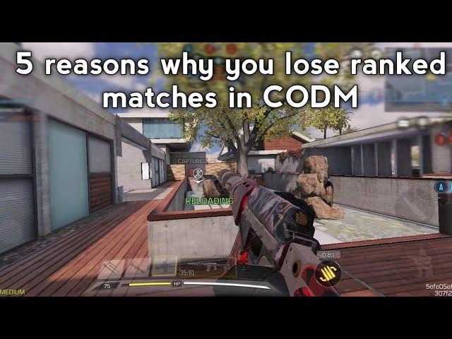 5 reasons why you lose ranked matches in CODM