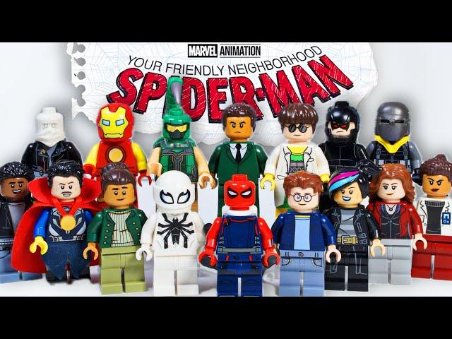 BUILDING LEGO FRIENDLY NEIGHBORHOOD SPIDER-MAN ALL MAIN CHARACTERS!!! ️