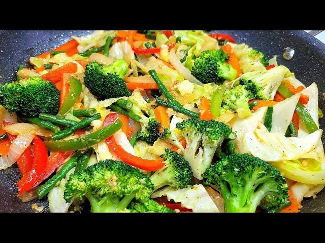 STIR FRIED VEGETABLES | recipe perfect side dish