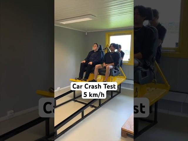 Car Crash Test 5 km/h. Original content!  Driving school  MrTraffiQ . For educational purposes only.