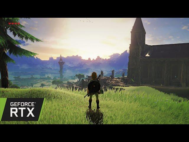 4K Zelda Breath Of The Wild | The Great Plateau Walkthrough | Ultra Graphics w/ ReShade | RTX 3070