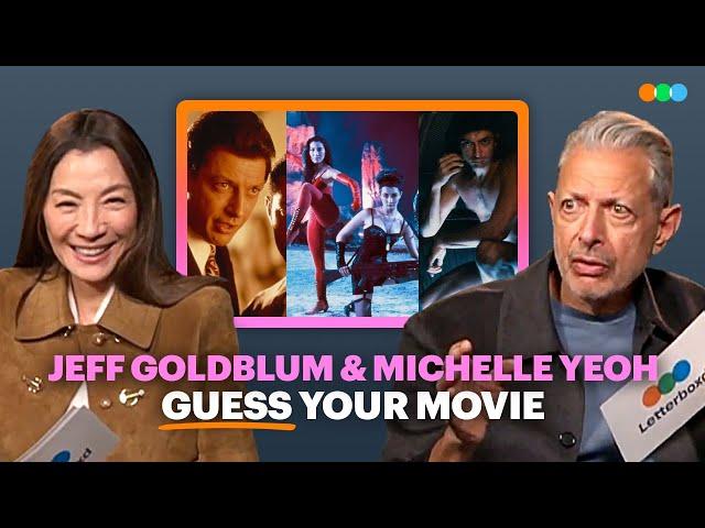 Jeff Goldblum and Michelle Yeoh play Guess Your Movie based on Letterboxd reviews