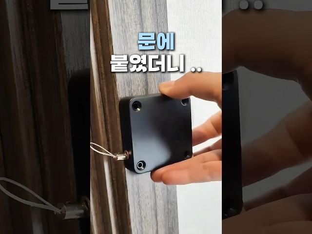 문에 붙였더니 #도어클로저 #살림템