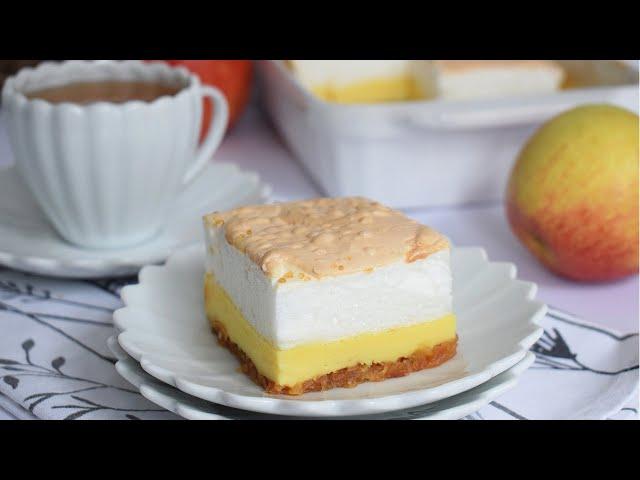 [SUB] Flourless Apple Custard Meringue Pie / Prajitura cu mere fara blat fara faina asmr #2