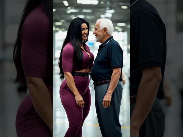 Confident Charm: A Young Pretty Woman with Elder | Fashion Vlog #prettywoman #shorts #trendingshorts