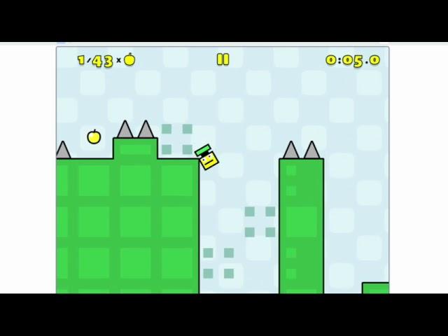 Jump over mob in appel scratch!