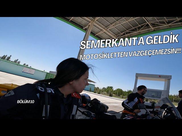 Motosikletimle Semerkant'a geldim - Semerkant Vlog S1-B10 #dünyaturu #semerkand #silkroad