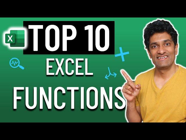 Top 10 Excel Functions you should learn in 2024