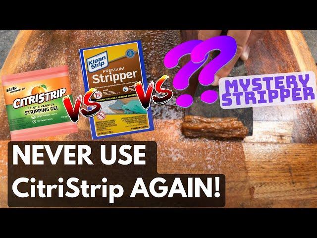 NEVER USE CITRISTRIP EVER AGAIN! - Wood Stripper Comparison