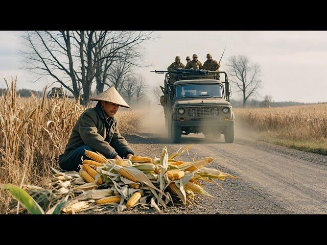 【Anti-Japanese Film】 Eighth Route soldier disguises as farmers and ambushes a Japanese army truck.