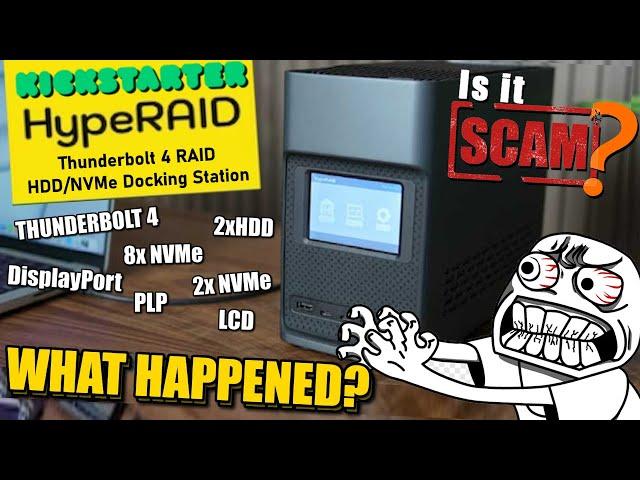 The HypeRAID TB4 RAID Dock Kickstarter - What Happened?!