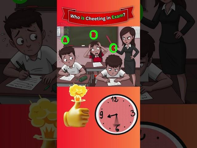 Who is Cheating? explain the cheater #riddle #brainteasers #shorts