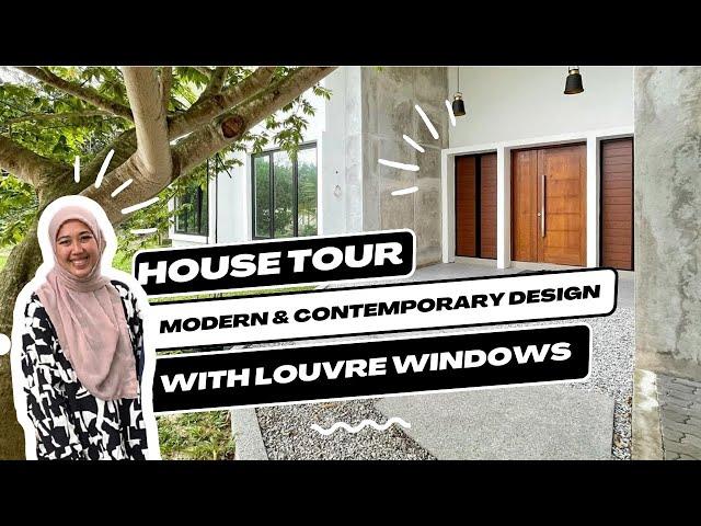 Modern and Contemporary Design with Louvre Windows | House Tour