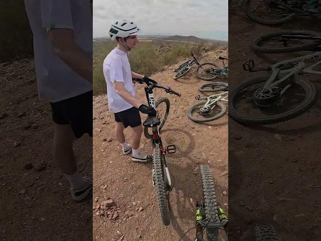 we are not climbing that one #mtb #mtbdirtjump #gopro #viral #freeride #riding #dirtjumper #theboys