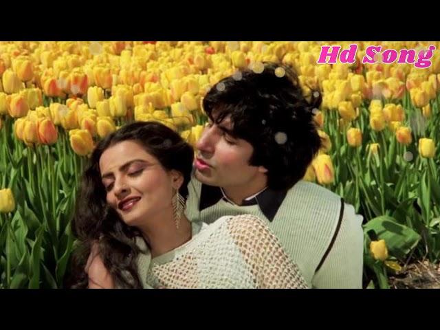 Ye Gila Hai Aapki Nigaho Se | amitabh bachchan, Rekha | Dekha ek khawb to ye | 80s love songs 2024