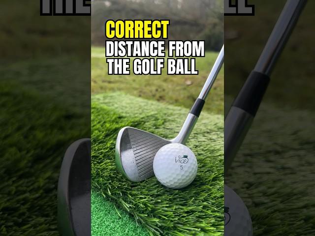 USE THIS TO get the PERFECT DISTANCE FROM THE GOLF BALL #alexelliottgolf #golftips #golfadvice #golf