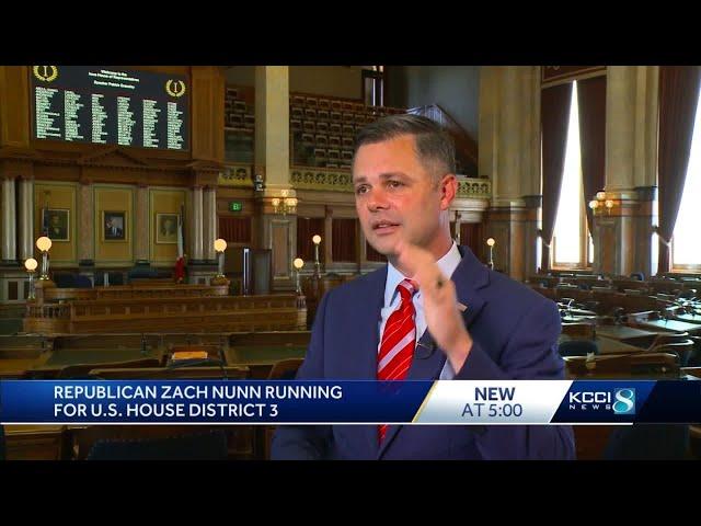 Senator Zach Nunn announces run for US House District Three