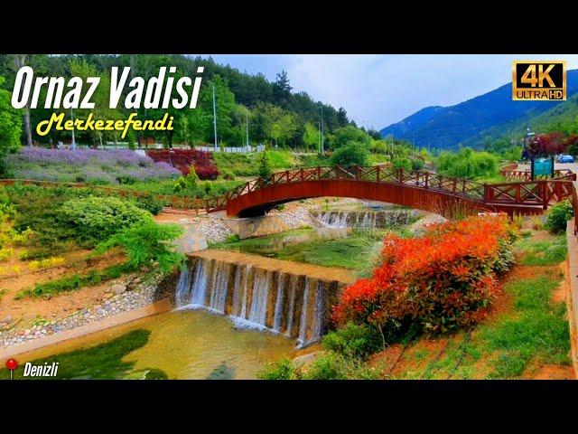 Exploring Denizli Ornaz Valley - 4K | Denizli Walking Tour (2023)