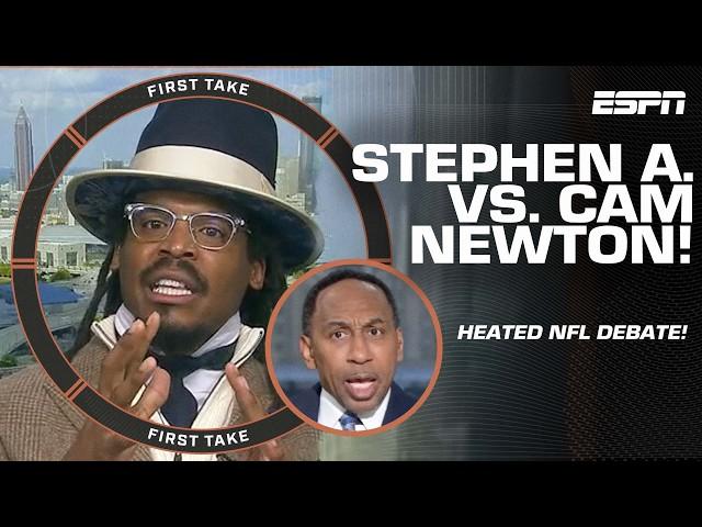 Cam Newton SCOLDS Stephen A.  WATCH WHAT YOU SAY ABOUT LAMAR JACKSON ️ | First Take