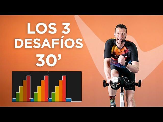 Clase completa ciclo indoor potente y retadora en 30 minutos