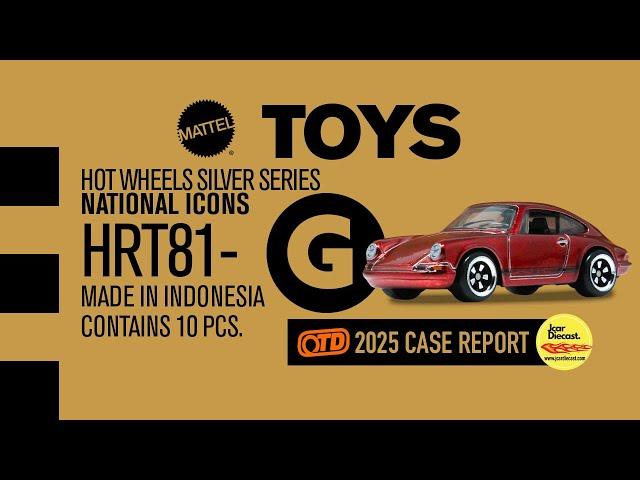 Hot Wheels NATIONAL ICONS // Silver Series Vintage 2025 G case presented by Jcar Diecast