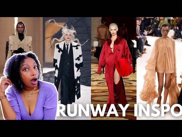 Fall Winter 2024 2025 Runway Upcycle Inspiration!