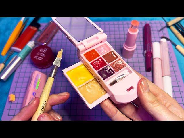 ASMR Making a Makeup Flip Phone (Whispered DIY)