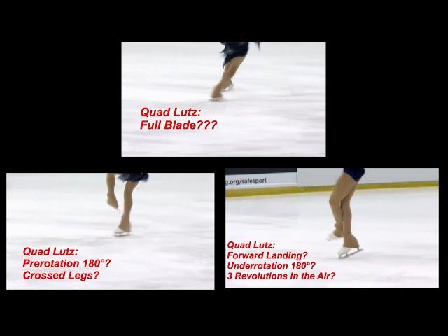 Quad Lutz? Fake! Alysa Liu JGP Lake Placid 2019 versus Quad Lutz! Nathan Chen Worlds 2019 Saitama