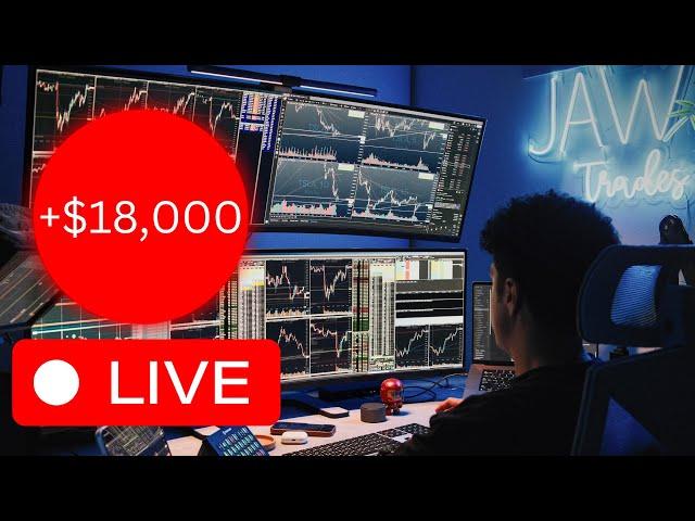 Watch me PROFIT +$18,000 LIVE from DAY TRADING