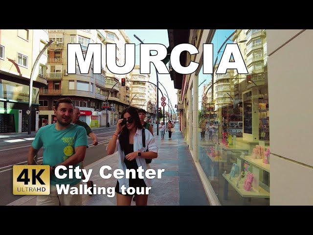 Murcia, Spain - Walking tour [4k 60 fps]