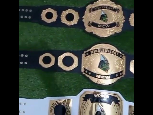 Epic Custom Wrestling Belt for Champions! #wrestling  #mcw  #wrestlingbelt #championshipbelts