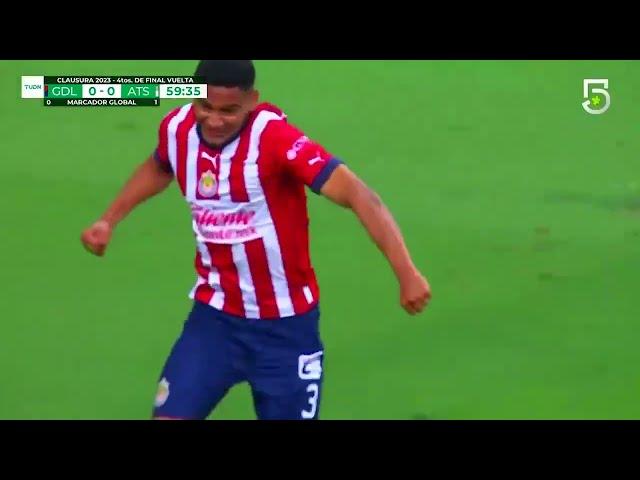 Gol de Gilberto Sepulveda | Chivas 1-0 Atlas | Liga BBVA MX - Clausura 2023