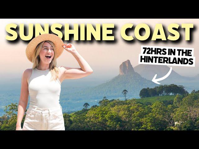 SUNSHINE COAST Hinterlands in 72hrs (Top Things To Do) Australia Travel