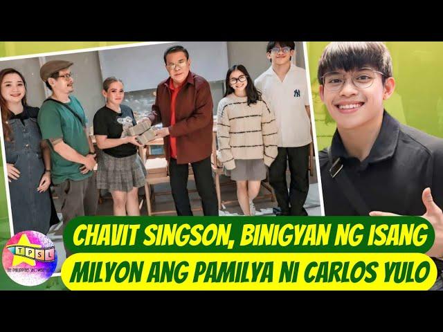 Chavit Singson, binigyan ng isang milyon ang pamilya ni Carlos Yulo