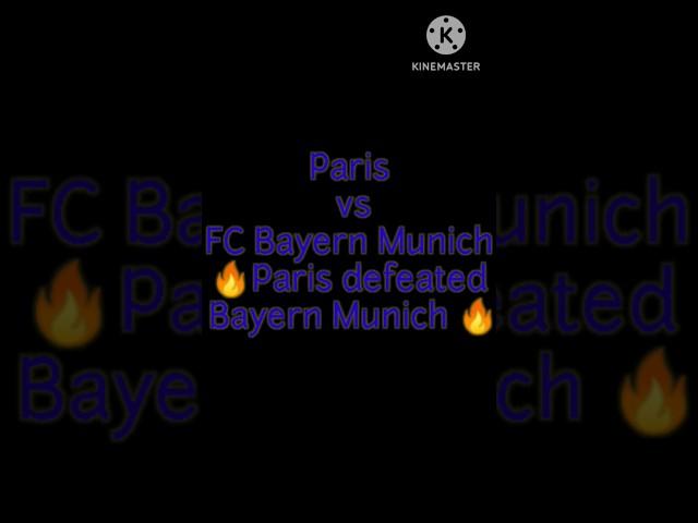 PSG defeated Bayern Munich...Full highlights available on channel #music #hakimi #psgmarseille