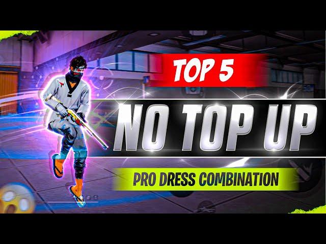 NEW NO TOP UP PRO DRESS UP LIKE LEGENDS AND MENA SERVER PLAYERS || NEW FREE DRESS COMBINATION IN FF