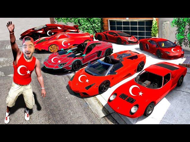 FRANKLIN BÜTÜN TÜRK ARABALARINI BULDU - GTA 5 MODS