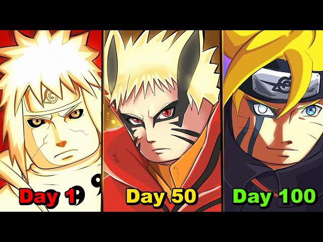 (Movie) Spent 100 Days As The NARUTO GENERATIONS In Shindo Life - Roblox Shinobi Life 2