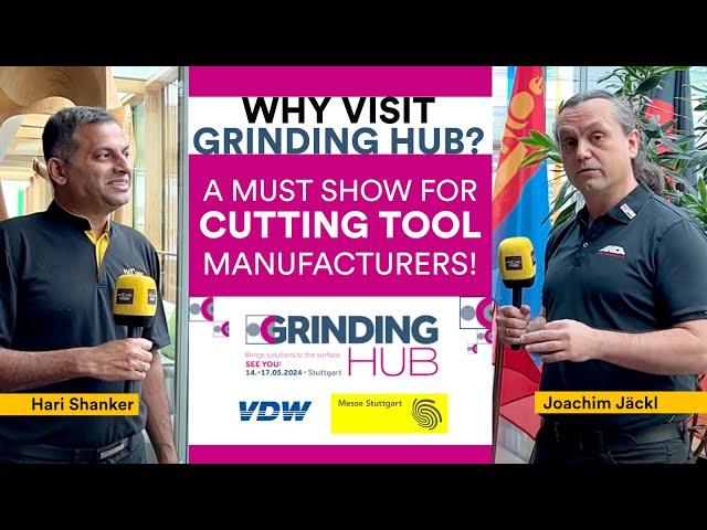 Grinding Hub 2024 at Messe Stuttgart | 14-17 May 2024 | ANCA CNC Machines | Hari Shanker