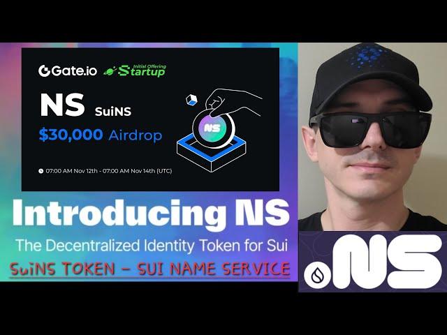 $NS - SuiNS TOKEN CRYPTO COIN HOW TO BUY SUI NS NAME SERVICE BLOCKCHAIN GATE.IO CETUS TURBOS FINANCE