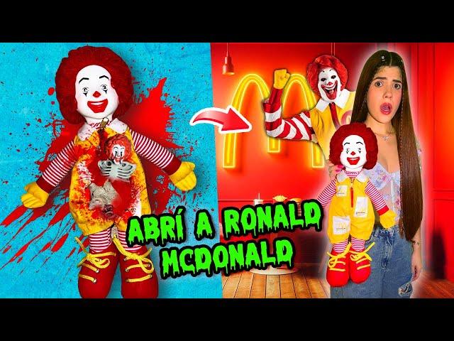 ABRI un PELUCHE de Ronald McDonald y casi me hace VOMITAR  | Ani Cat